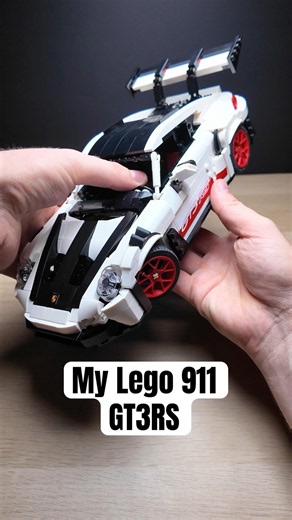 Day 6 of designing the 911 GT3RS in Lego#moc #legocar #legogt3rs #porschegt3rs #lego