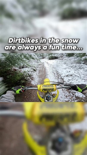 Our First Experience with Snow on a Dirt Bike