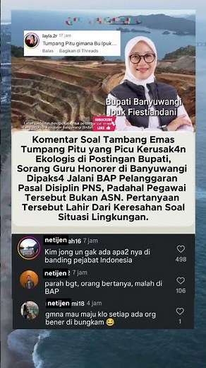 Orang Jujur Mal4h Dibungk4m!?