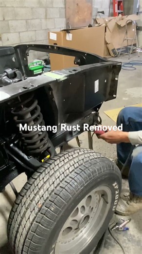 68 Mustang Rust Removal Complete: #Americana #carrescue #mustang #classiccars #restoration #ford