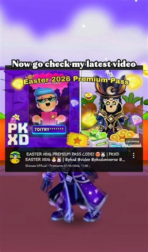 FREE EASTER PREMIUM PASS CODE 2026! 😱✨️ #pkxd #shorts