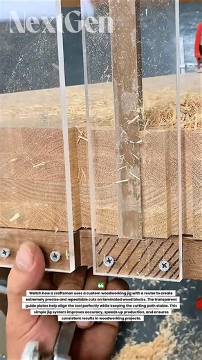 Smart Woodworking Jig Trick – Perfect Precision Cutting Every Time!