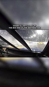 Chase Elliott's onboard as he navigated the big one at Daytona #chaseelliott #daytona500 #nascarcrash #nascarhighlights | Americansportsmantv