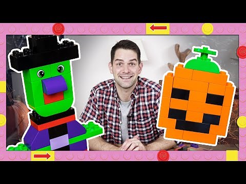 Halloween LEGO Duplo Bricks Building Ideas and Inspiration - Pumpkin Lantern, Witch and Spooky Tree!