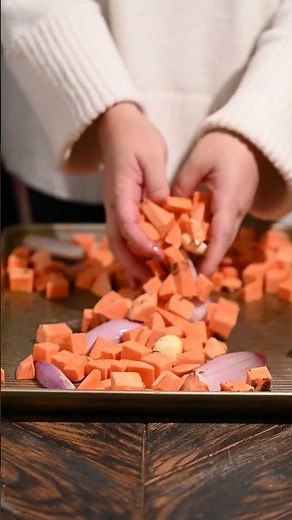 Creamy Roasted Sweet Potato Soup recipe