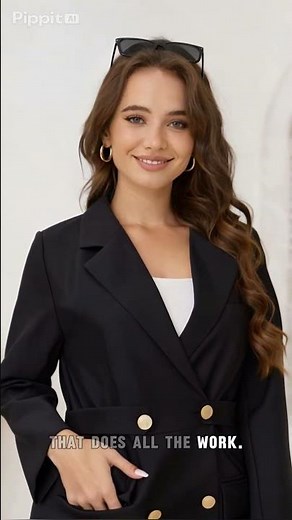 How to Style an OversizeBlazer Like This #fashionhacks #outfitd