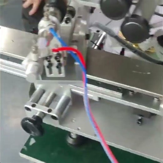 Semi-Automatic Conical Bottle Labeling Machine Full Workflow Demo