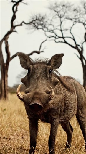 Rhino Charges To Save Baby From Hyena Attack #shortsviral #trending #animalrescue