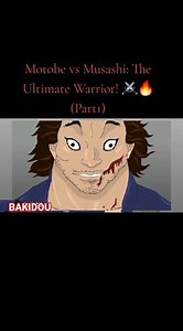 Motobe vs Musashi: The Ultimate Warrior! ⚔️🔥 (Part 1) #bakidou