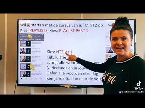 NT2 learn Dutch with juf M: how to use the JUF M channel 👩‍🎓📚😀🇳🇱 #learndutch