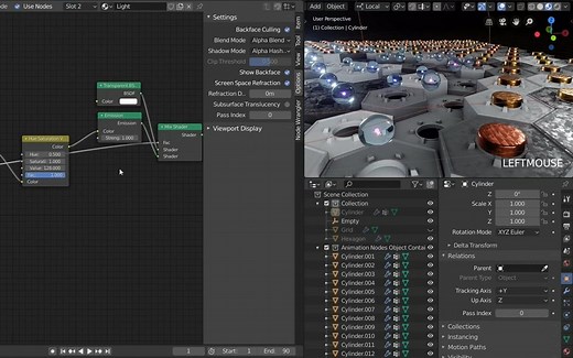Blender 2.8 变形动画- Morphing [Animation Nodes, EEVEE]