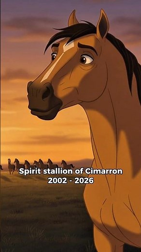 Spirit Stallion of Cimarron Before and After 2002 - 2026 🥺 #spiritstallionofthecimarron #dreamworks