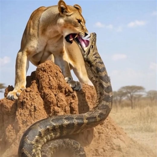 Python against Lioness 🐍🦁💪🔥 #NatureClash #viralvidio #phyton #lioness # @highlight Ewulo Olakunle Opaola Lukuman Komolafe Ismaila Ilo Abdullahi Sefiu Oladiran Giwa Johnson Delina Capangpangan Olajumoke Kadijat Kugbayi Oluwashina Omolade Olayiwola Abiodun Joseph Ajakore Kehinde Mhiz Focus Mojisola AI Trends M Taiwo Asiyanbi Idayat Olayiwola Omolade Morufat Omowunmi Taiwo Bikram Jeet TECH TRICK - بالعربي Ilo Sunday Rodiat Taiwo Maria Cruz Ayomide Magret Toyin Majekodunmi Awesu Omolade Araba Ku