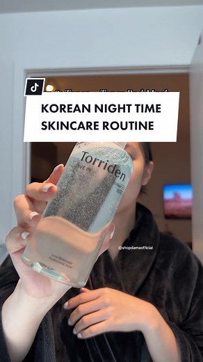 Korean Night Time Skincare Routine for Combination & Dehydrated Skin