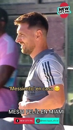 🇦🇷MESSI FELIZ EN EL INTER DE MIAMI🇦🇷 Luego de sus merecidas vacaciones el 10 se sumó a la concentración de cara a su debut con su nuevo club. ¡Que lindo es verte volver LIONEL!⚽ #messi #futbol #miami | NEW CITY PAL