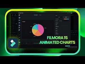Filmora 15 Tutorial: How To Use NEW Animated Charts - Step By Step Tutorial