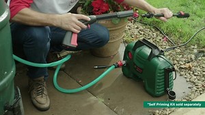 Cleaning just got effortlessly easier! The Bosch EasyAquatak 120 High-Pressure Washer comes with a 1500-watt Bosch series motor and cleaning power of 120 bar. With its compact design, it requires minimal storage space and is easily portable. Due to its high pressure, it is easier to get rid of all the stubborn dirt from cars, bikes and even the driveway. It also comes with a 120-bar pump and a selection of nozzles for advanced versatile cleaning performance. Its new high-efficiency pump and robu