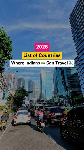 INDIAN PASSPORT = STRONGER THAN EVER in 2026 💪🇮🇳 #travel #explore #visafree #viralreels