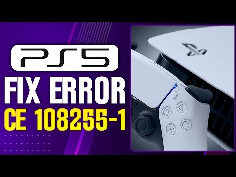 How To Fix CE 108255-1 on PS5 (2026 Updated Tutorial)