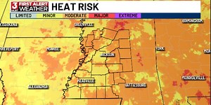 Hot and humid conditions to last into the work week