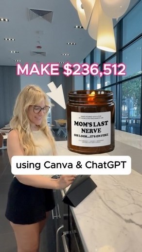 185K views · 2.8K reactions | How to Make $230k Using #ChatGPT + #Canva to bulk create Product ideas in minutes! Want the FULL GUIDE -  comment “HOW” and I will send a video training your way ⁠ #etsyhack #digitalproducts #printondemand #dropshippingproducts #SmallBusiness #sidehustleaccelerator #sidehustlecoach #startasidehustle #simplesidehustles #sidehustleforbeginners2024 #buildyourdreamlife #startanonlinebusiness | Luna Vega | Facebook