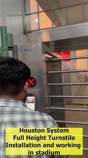 Full Height Turnstile System in Stadium | Smart Crowd Control