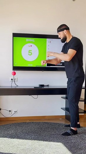 Khamzat Chimaev - How many hits in 5 seconds with Boxbollen? 🔥 #boxbollen #theboxball #app #khamzatchimaev #khamzat #smesh