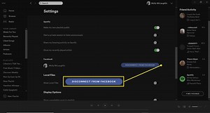 How to Disconnect Spotify From Facebook