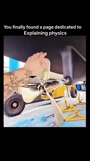 knowvese🧠🧠 on Instagram: "A boat propeller works by pushing water backward. According to Newton’s 3rd Law (action and reaction), the water pushes the boat forward. The propeller blades have a special shape, and as they spin, they create a pressure difference that generates thrust. The faster it spins, the more force it produces. This is the basic principle of aquatic propulsion. A controllable-pitch (or variable-pitch) propeller allows the angle of the blades to be adjusted during rotation. Th