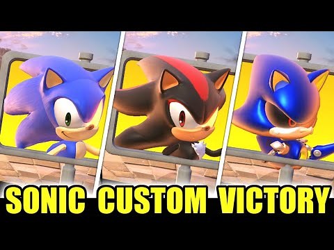 Impressive Custom Sonic Victory Animation in Super Smash Bros. Ultimate!