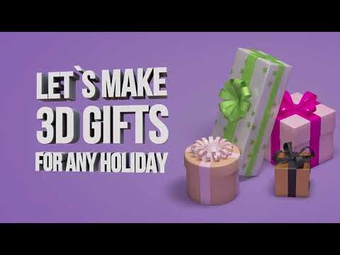 How to create gift boxes in Cinema 4D! | Beginner level