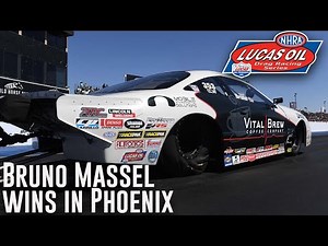 Bruno Massel wins Comp Eliminator at NHRA Arizona Nationals