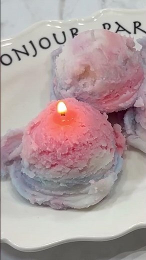 あなたもアイスクリーム屋さん気分で新感覚キャンドル作りに挑戦しませんか？🍨🔥✨️ #shorts #キャンドル #candlemaking