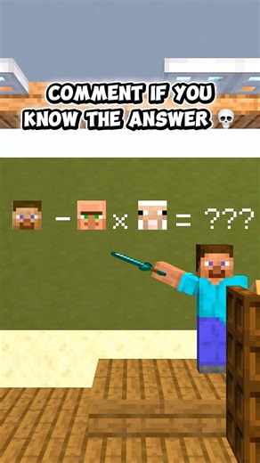 Only 1% Can Solve This Minecraft Math! 🧠 #shorts #minecraft