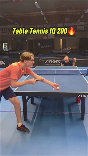 Did this sneaky table tennis serve fool him?