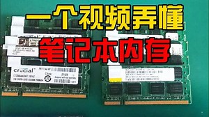 一个视频弄懂笔记本内存