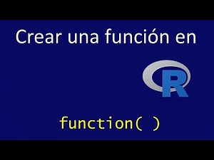 Creando funciones en R