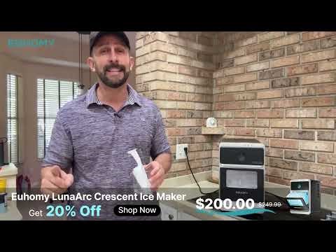 Euhomy LunaArc Crescent Ice Maker get 20%Off