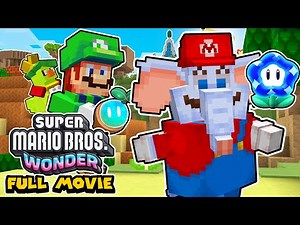 Minecraft Super Mario Bros Wonder FULL MOVIE! (World 1)