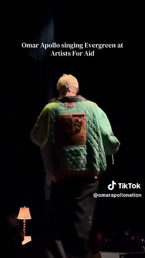 Omar Apollo Performs Evergreen at Artists For Aid