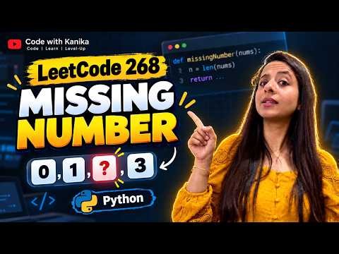 LeetCode 268 – Missing Number | Easy Python Solution | DSA for beginners #python #leetcode #dsa
