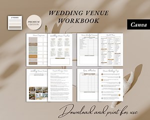Wedding Venue Workbook, Wedding Venue Checklist, Venue Selection Guide, Wedding Planning Organizer, Bridal Resource - Etsy UK