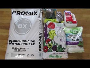 African Violet Potting Mix - Part II - PRO-MIX BX 1st Batch & Recipe