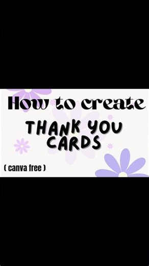 How to create THANK YOU card on canva for your business😍❤️ #thankyoucard #shorts #trending #canva
