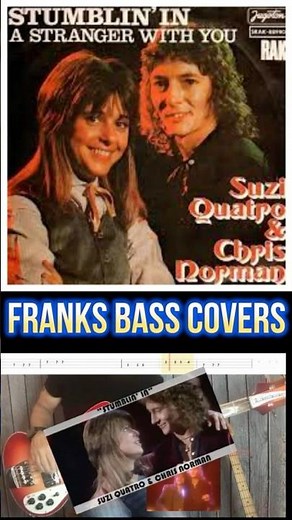 STUMBLIN' IN - SUZI QUATRO & CHRIS NORMAN | FRANKS BASS COVERS #shorts2025