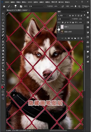 ps Remove the wire mesh#ps Teaching#ps#Design#Graphic design#ps Skills