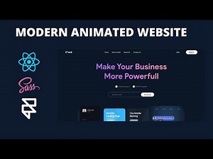 Build a Stunning Animated Website from Scratch with React JS | What You Can Make in React JS