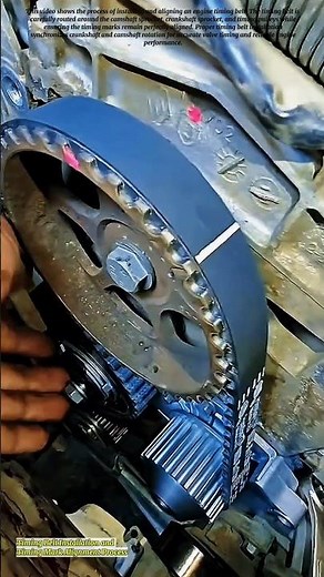 Timing Belt Installation and Timing Mark Alignment Process