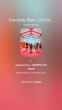 Everybody Move – It’s Christmas! 🎄🕺 | Kids Christmas Dance Song About Jesus #lyrics