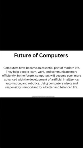Future of Computers | Computer Basics for Beginners